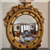 DM01. Federal style bullseye mirror. 